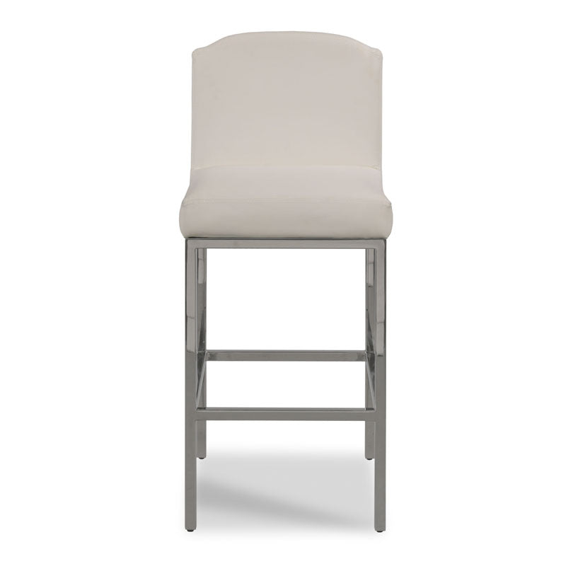 Venice Bar Stool - Brushed Nickel Finish | Woodbridge Furniture - 7510-54