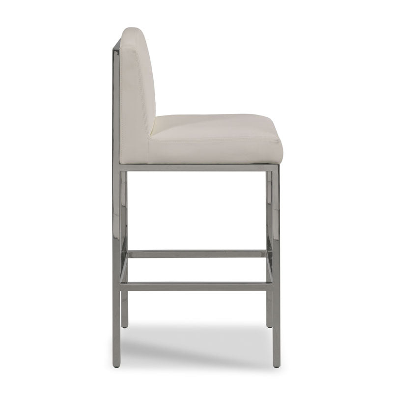 Venice Bar Stool - Brushed Nickel Finish | Woodbridge Furniture - 7510-54