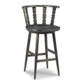 Fable Bar Stool - Worn Black Finish | Woodbridge Furniture - LL750-32