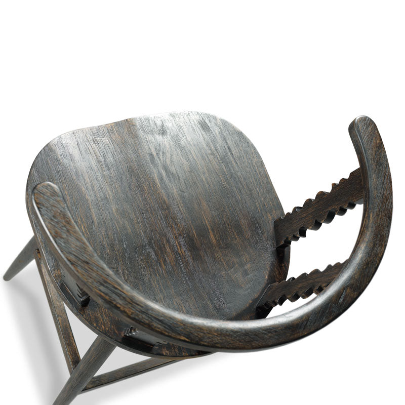 Fable Bar Stool - Worn Black Finish | Woodbridge Furniture - LL750-32