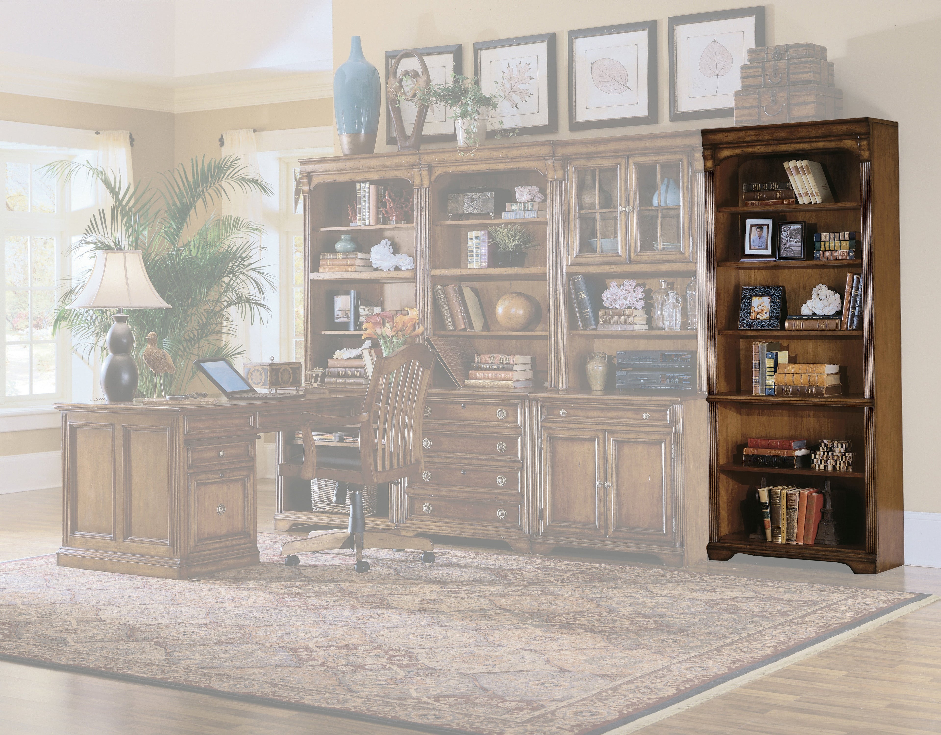 Brookhaven Tall Bookcase | Hooker Furniture - 281-10-422