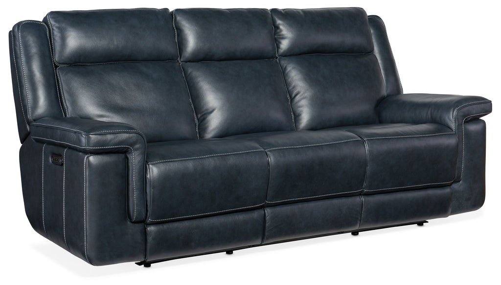 Montel Lay Flat Power Sofa with Power Headrest & Lumbar | Hooker Furniture - SS705-PHL3-047