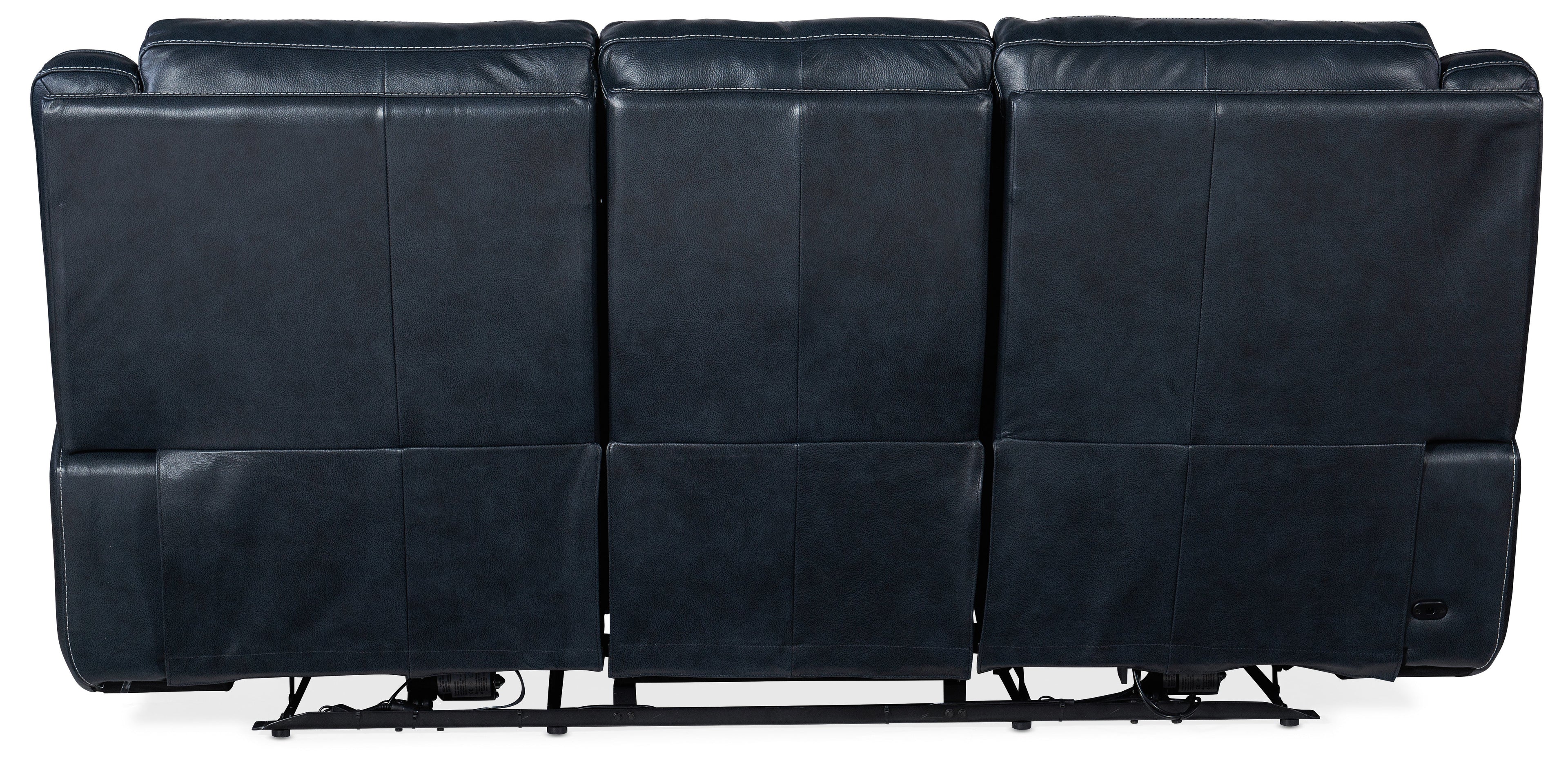 Montel Lay Flat Power Sofa with Power Headrest & Lumbar | Hooker Furniture - SS705-PHL3-047