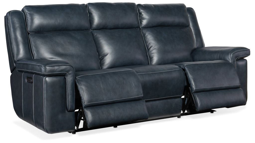 Montel Lay Flat Power Sofa with Power Headrest & Lumbar | Hooker Furniture - SS705-PHL3-047