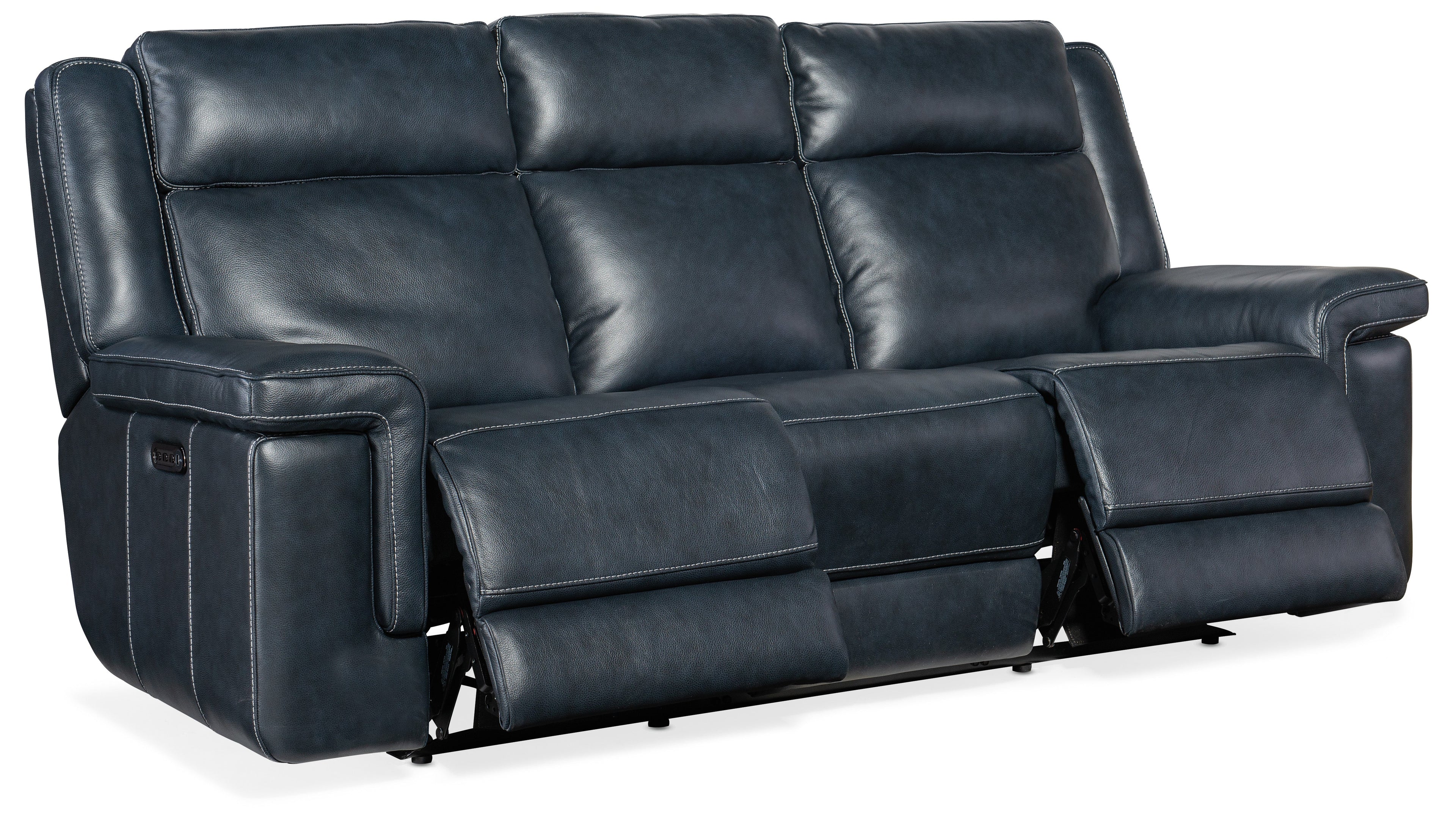 Montel Lay Flat Power Sofa with Power Headrest & Lumbar | Hooker Furniture - SS705-PHL3-047